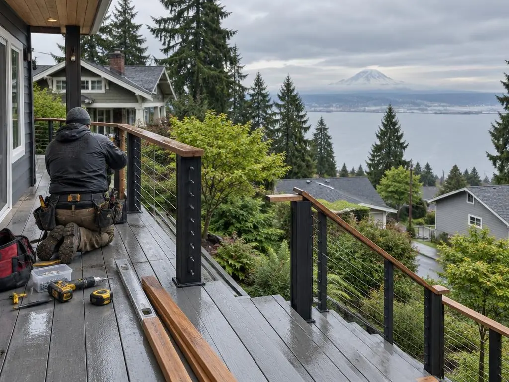 Deck Railings & Stairs in Tacoma, WA